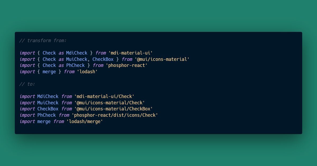 unplugin-transform-imports banner